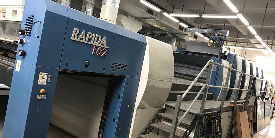 高寶162全開印刷機