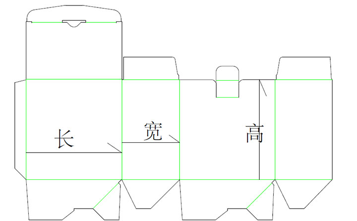 自動扣底彩盒的尺寸計算方法剖析